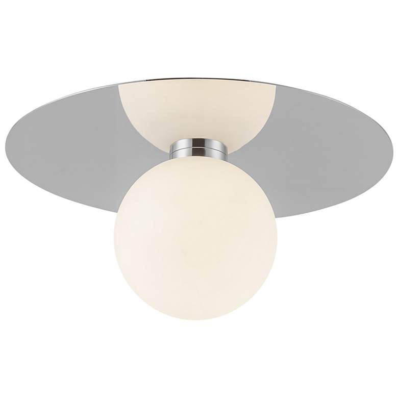 Image 3 Kuzco Elixir LED 14-in Chrome Flush Mount more views