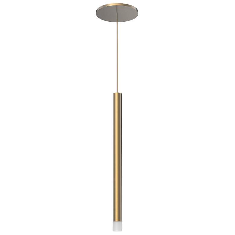 Image 1 Kuzco Elixir LED 15-in Brushed Gold Pendant