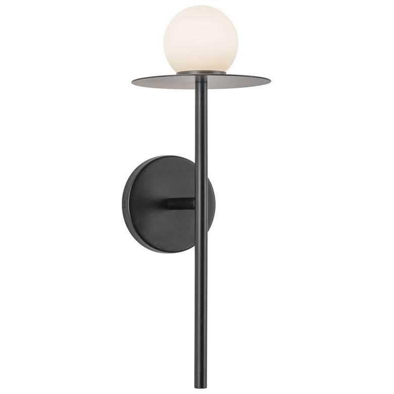 Image 1 Kuzco Elixir LED 16-in Black Wall Sconce