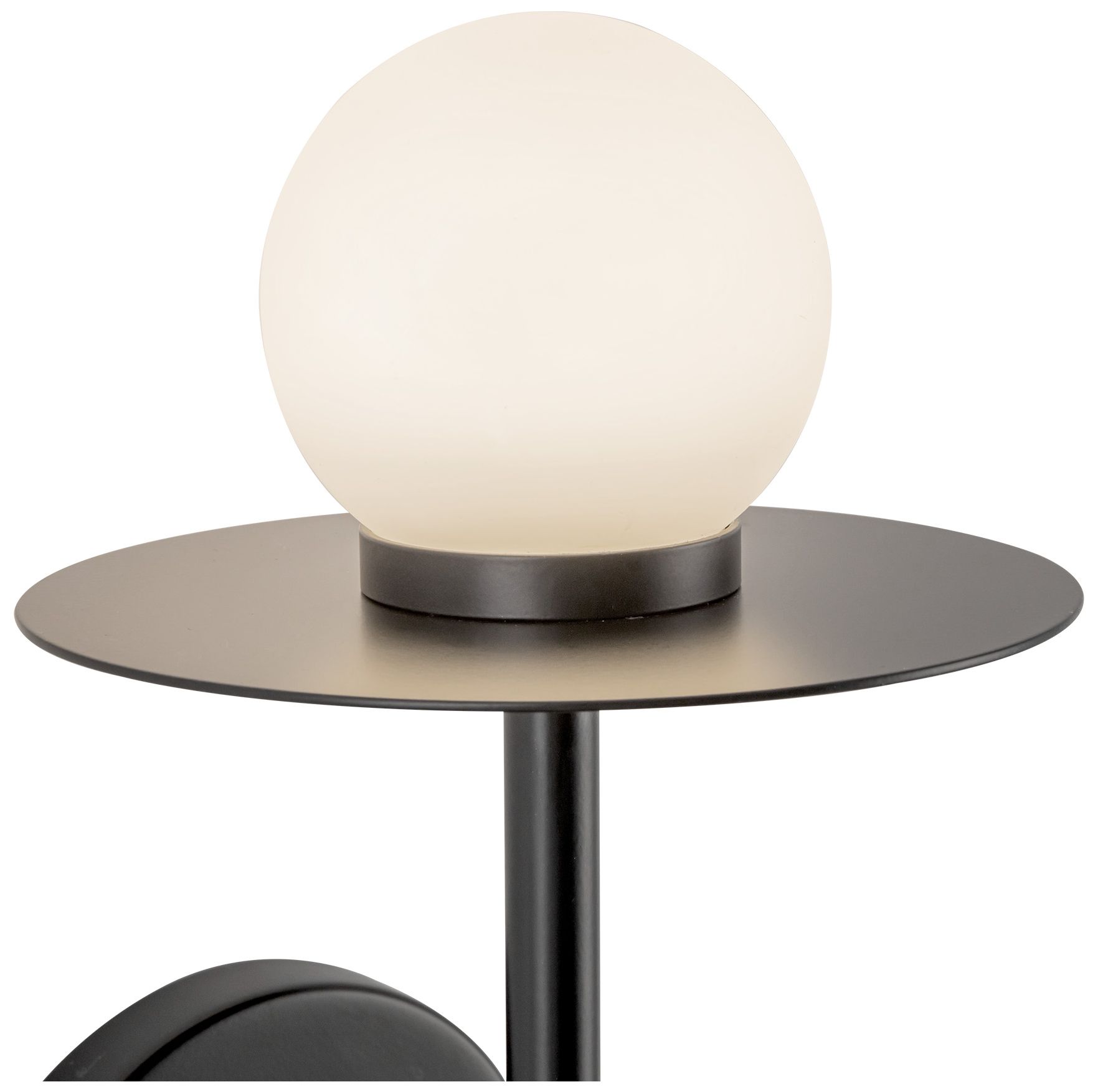 Image 4 Kuzco Elixir LED 16-in Black Wall Sconce more views