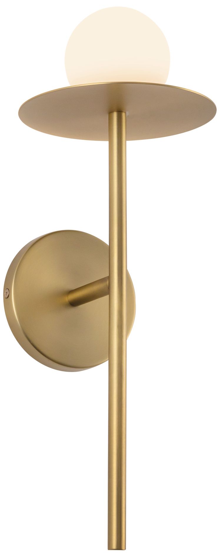 Image 2 Kuzco Elixir LED 16-in Brushed Gold Wall Sconce more views