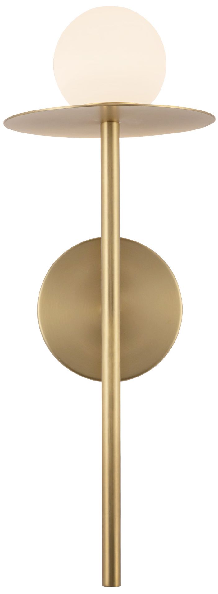 Image 3 Kuzco Elixir LED 16-in Brushed Gold Wall Sconce more views