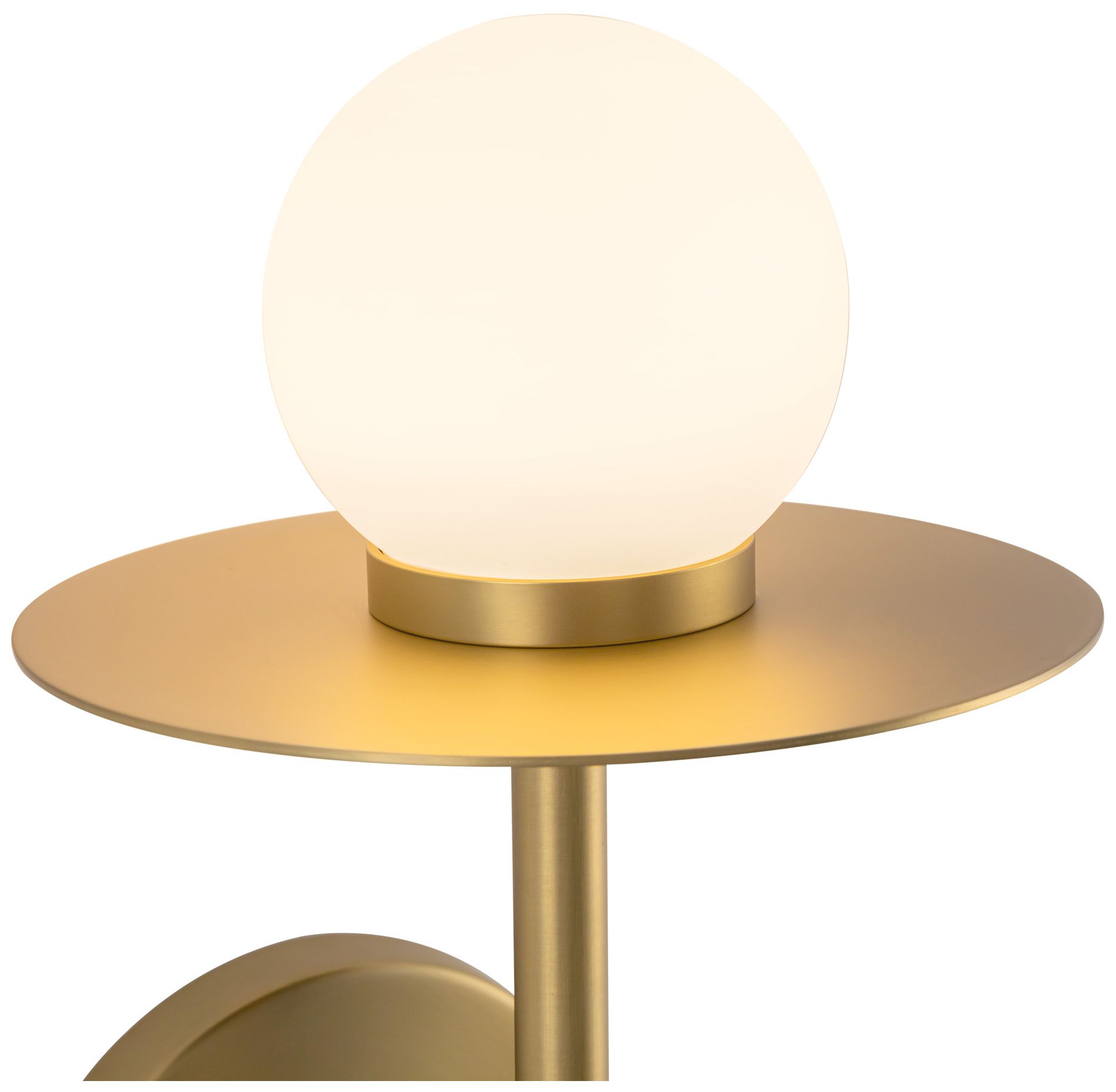 Image 4 Kuzco Elixir LED 16-in Brushed Gold Wall Sconce more views