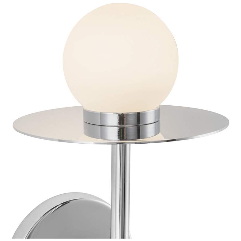 Image 4 Kuzco Elixir LED 16-in Chrome Wall Sconce more views