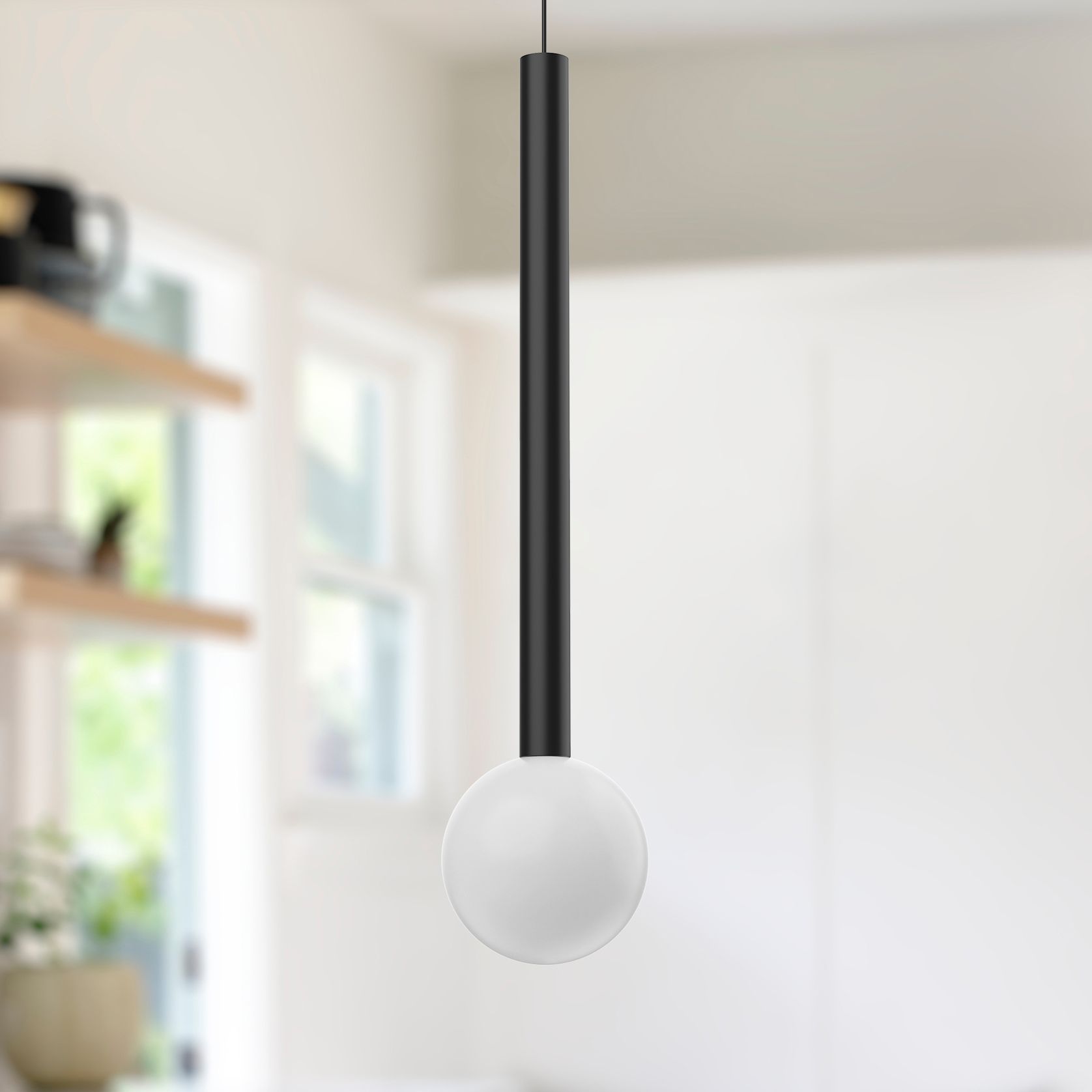 Kuzco Elixir LED 18-in Black Pendant