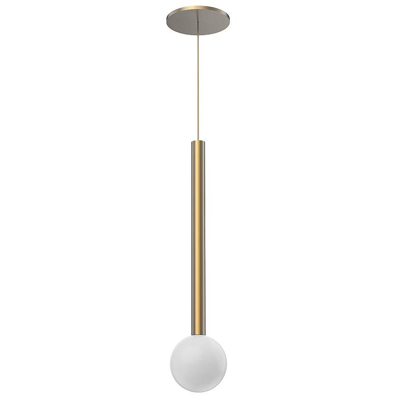Image 1 Kuzco Elixir LED 18-in Brushed Gold Pendant