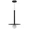 Kuzco Elixir LED 19-in Black Pendant