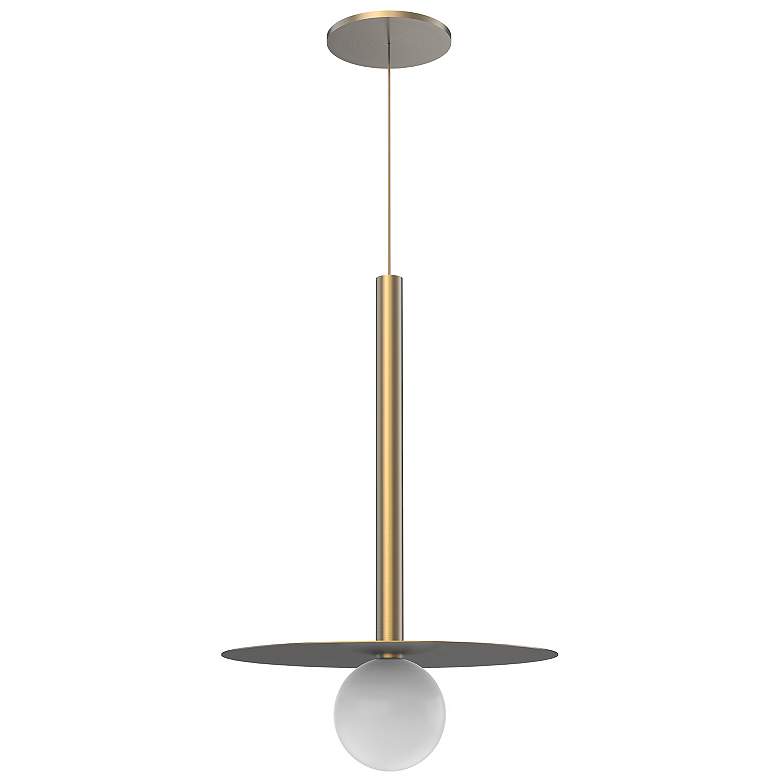 Image 1 Kuzco Elixir LED 19-in Brushed Gold Pendant