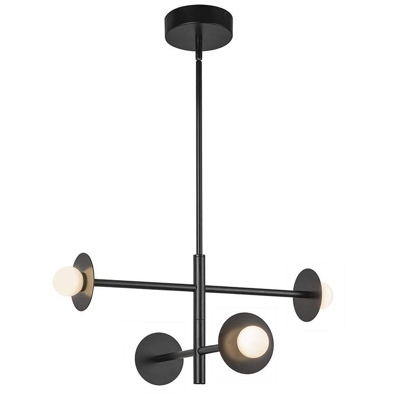 Image 2 Kuzco Elixir LED 22-in Black LED Chandelier