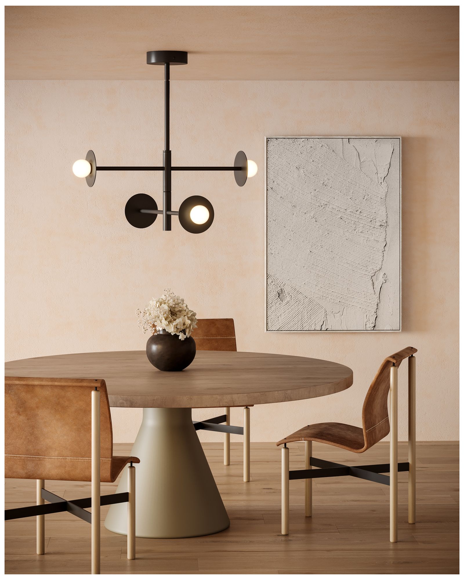 Image 3 Kuzco Elixir LED 22-in Black LED Chandelier more views