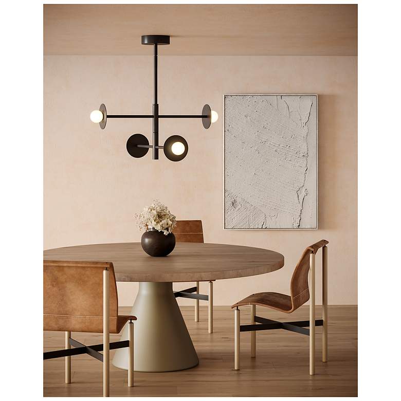 Image 3 Kuzco Elixir LED 22-in Black LED Chandelier more views