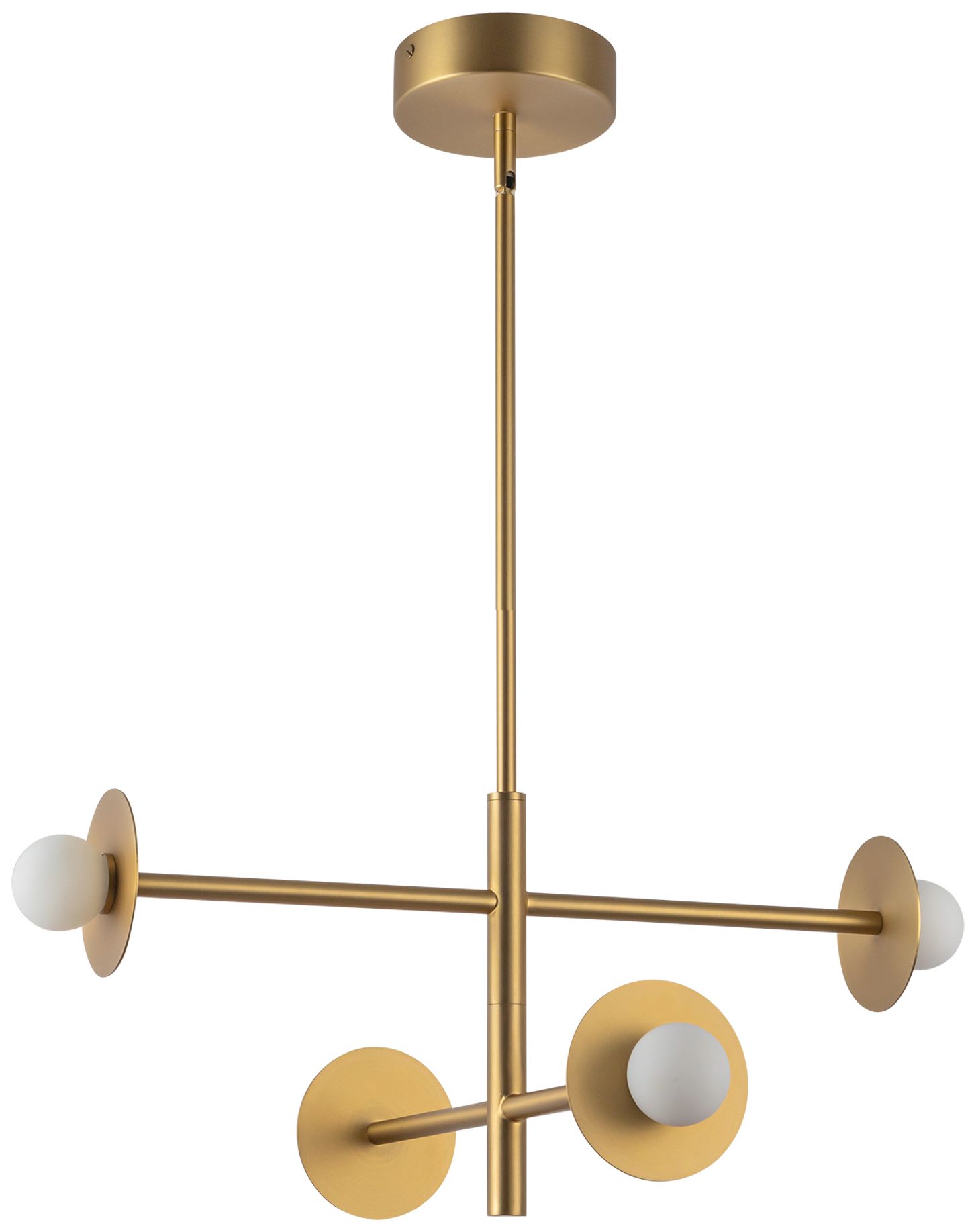 Image 2 Kuzco Elixir LED 22-in Brushed Gold LED Chandelier more views