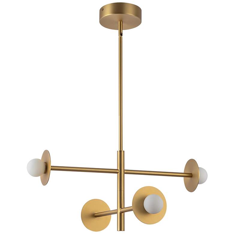 Image 2 Kuzco Elixir LED 22-in Brushed Gold LED Chandelier more views