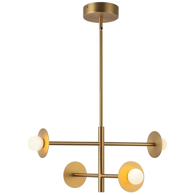 Image 3 Kuzco Elixir LED 22-in Brushed Gold LED Chandelier more views
