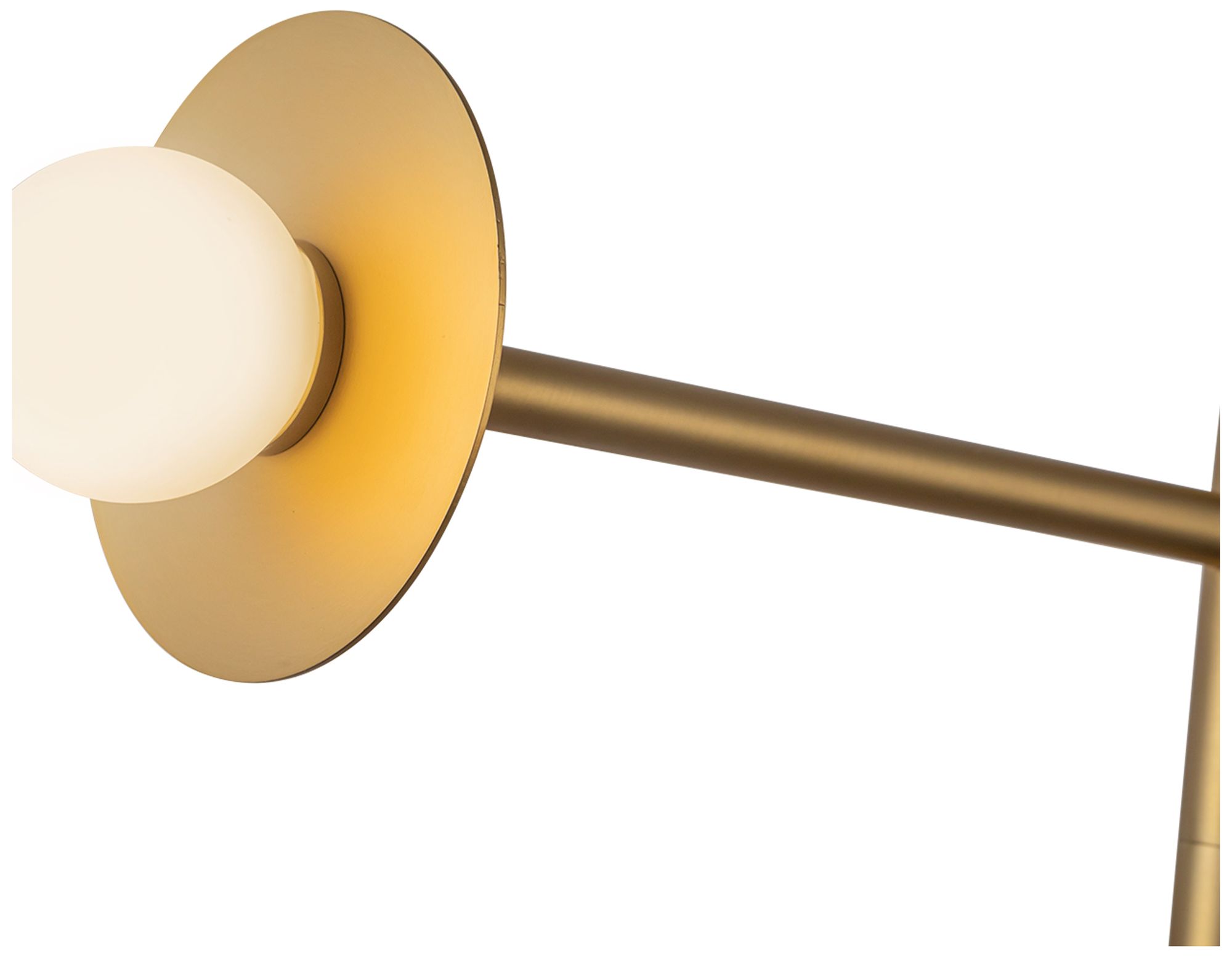 Image 4 Kuzco Elixir LED 22-in Brushed Gold LED Chandelier more views