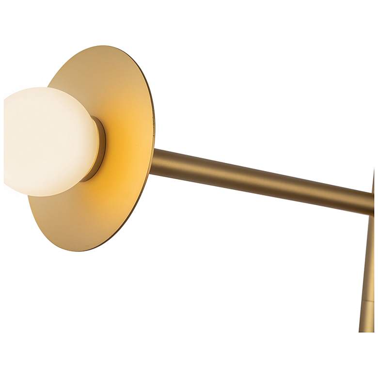 Image 4 Kuzco Elixir LED 22-in Brushed Gold LED Chandelier more views