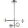 Kuzco Elixir LED 22-in Chrome LED Chandelier