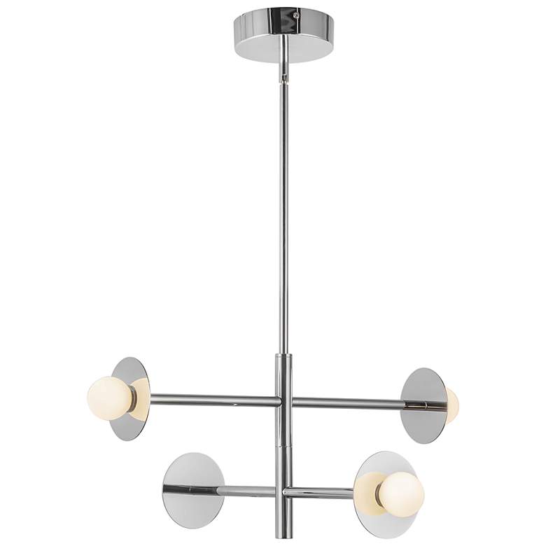 Image 3 Kuzco Elixir LED 22-in Chrome LED Chandelier more views