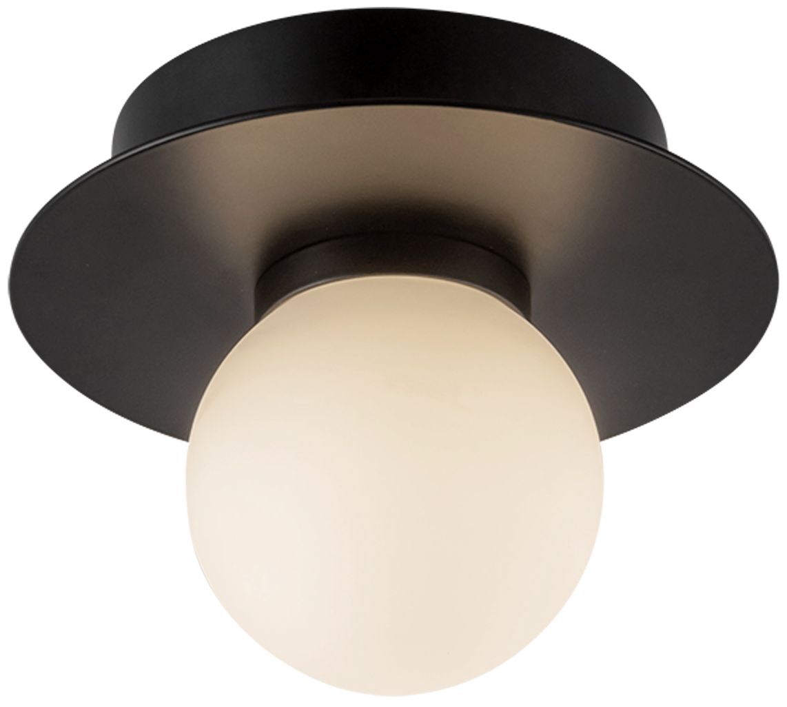 Image 3 Kuzco Elixir LED 6-in Black Flush Mount more views