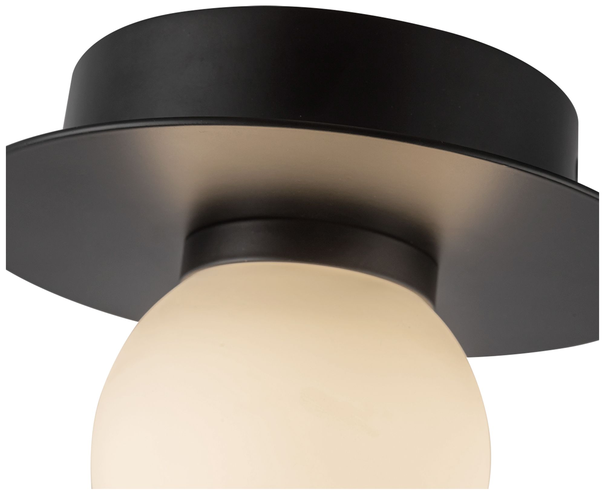 Image 5 Kuzco Elixir LED 6-in Black Flush Mount more views