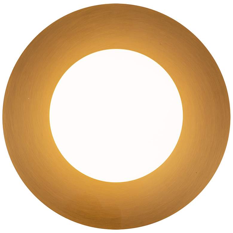 Image 4 Kuzco Elixir LED 6-in Brushed Gold Flush Mount more views