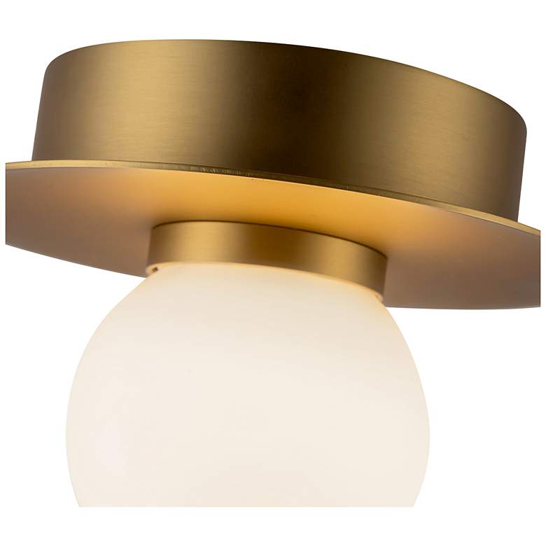 Image 5 Kuzco Elixir LED 6-in Brushed Gold Flush Mount more views
