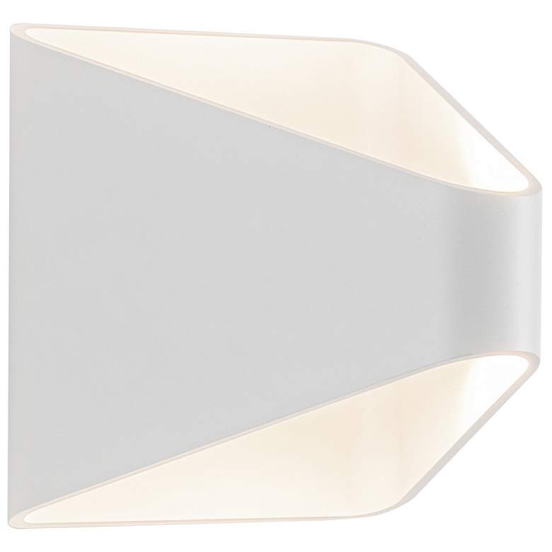 Image 1 Kuzco Ellis LED 6-in White Exterior Wall Sconce