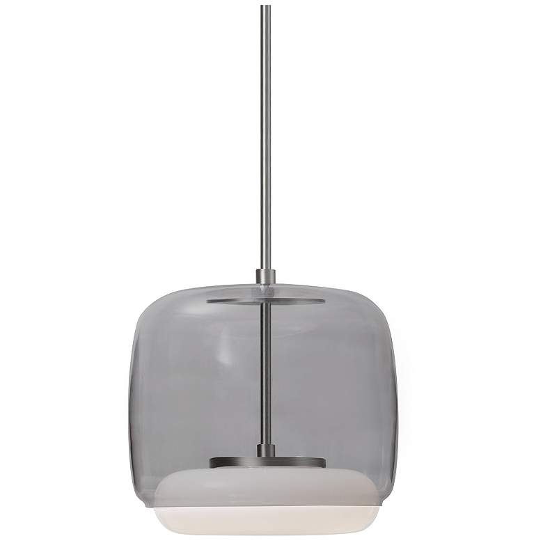 Image 1 Kuzco Enkel LED 10-in Smoked/Brushed Nickel Pendant
