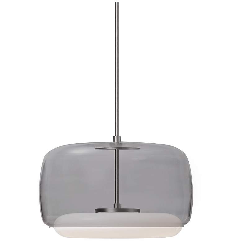 Image 1 Kuzco Enkel LED 15-in Smoked/Brushed Nickel Pendant