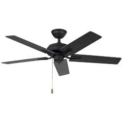 Kuzco Erikson 52-in Matte Black Ceiling Fan