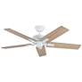 2_Kuzco Erikson 52-in White Ceiling Fan