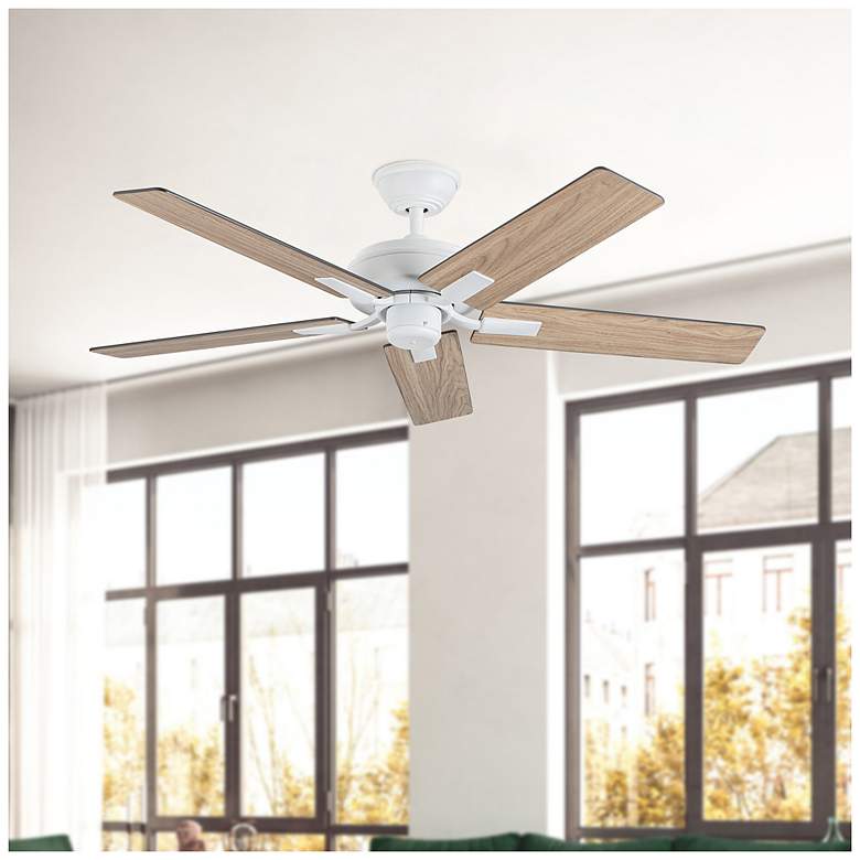 Image 2 Kuzco Erikson 52-in White Ceiling Fan more views