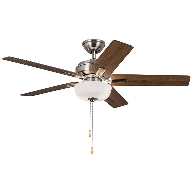 Image 3 Kuzco Erikson LED 52-in Brushed Nickel Ceiling Fan more views