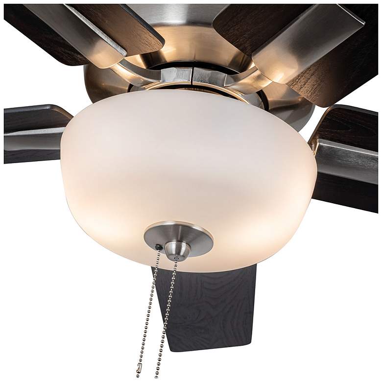 Image 4 Kuzco Erikson LED 52-in Brushed Nickel Ceiling Fan more views