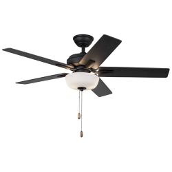 Kuzco Erikson LED 52-in Matte Black Ceiling Fan