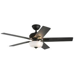 Kuzco Erikson LED 52-in Matte Black Ceiling Fan