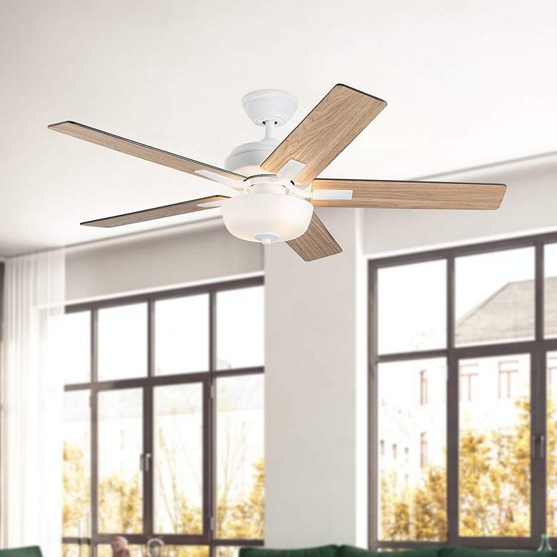 Image 1 Kuzco Erikson LED 52-in White Ceiling Fan