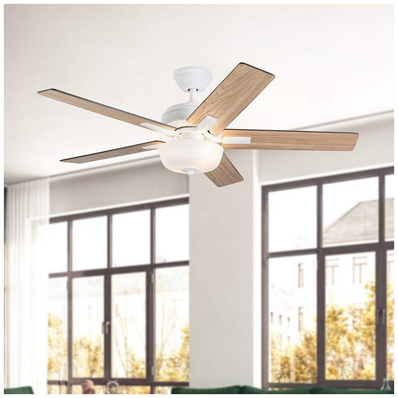 Image 2 Kuzco Erikson LED 52-in White Ceiling Fan more views