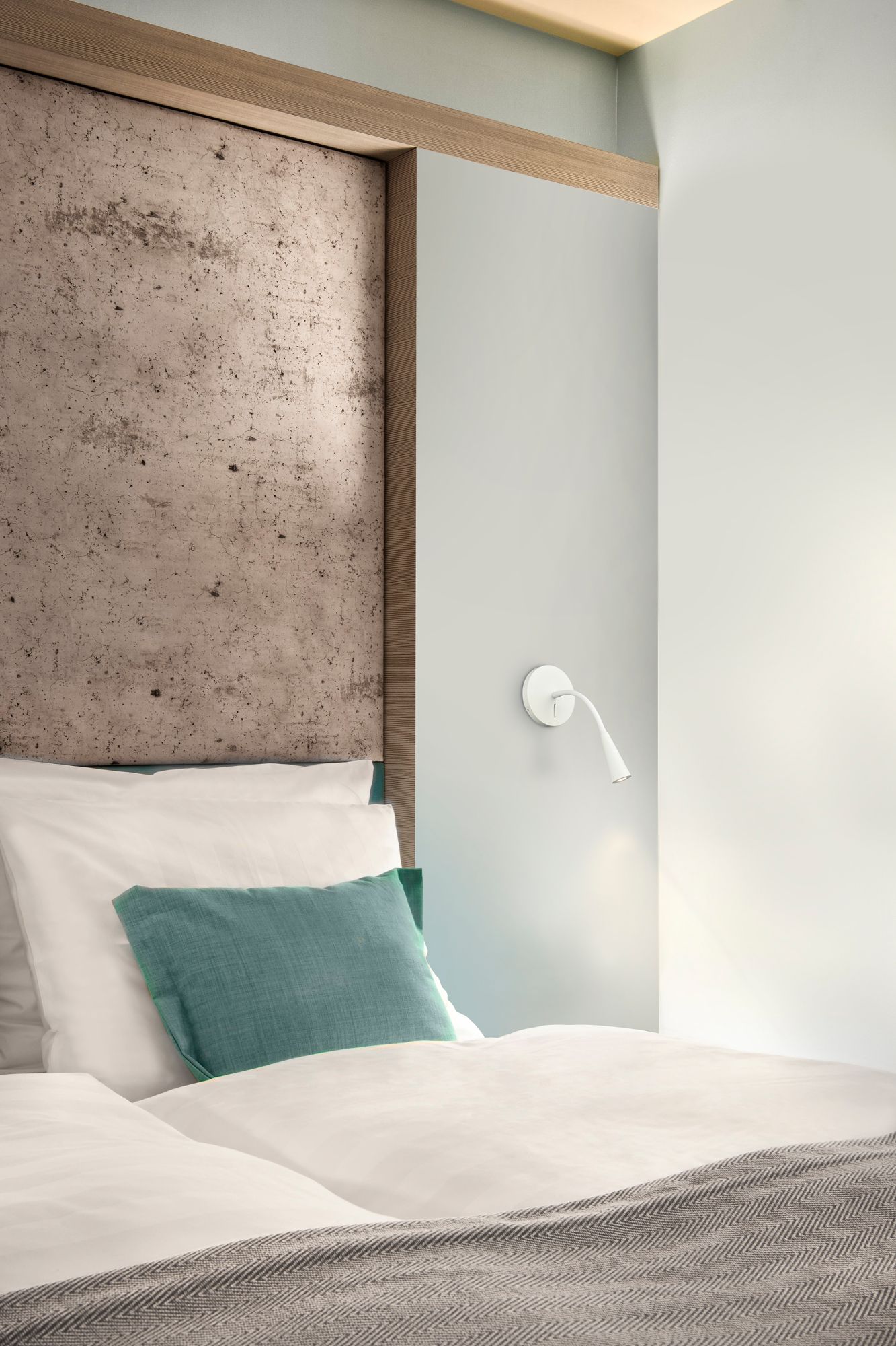 Image 2 Kuzco Eton LED 5-in White Wall Sconce more views