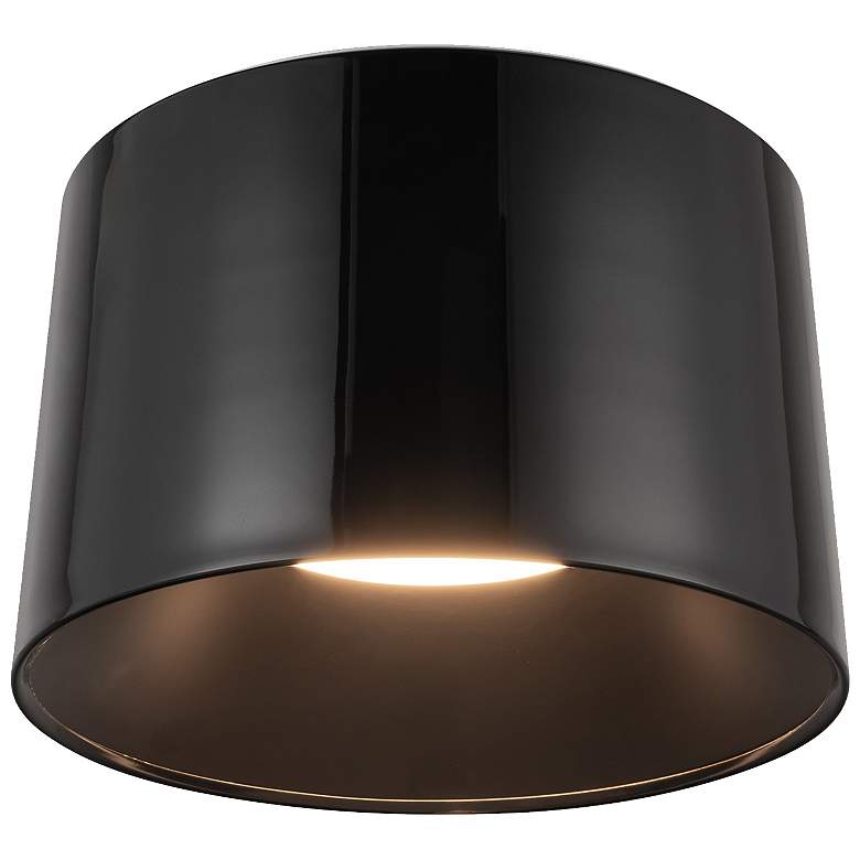 Image 1 Kuzco Etta LED 20-in Jet Black Flush Mount