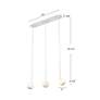 4_Kuzco Europa LED 3 Head White Multi-Pendant more views