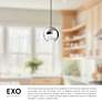 3_Kuzco Exo LED 2-in White Pendant more views