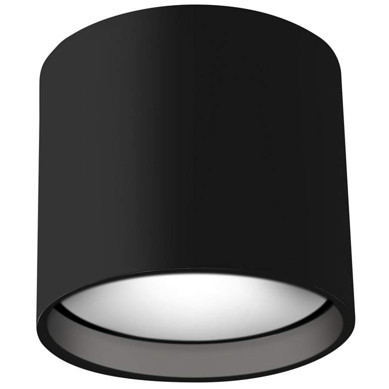 Image 1 Kuzco Falco LED 5-in Black Flush Mount