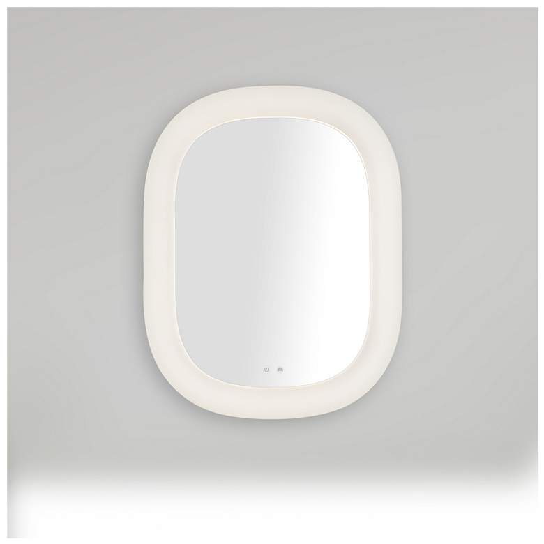 Image 3 Kuzco Float LED 37-in White Vanity Mirror more views
