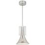 1_Kuzco Floe LED 8-in Polished Nickel/Clear Crystal Pendant