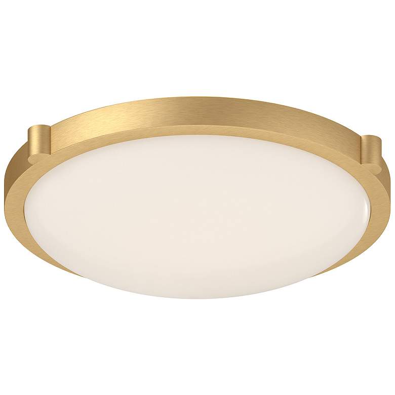 Image 2 Kuzco Floyd 13-in Brushed Gold Flush Mounts