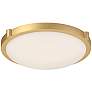 2_Kuzco Floyd 13-in Brushed Gold Flush Mounts