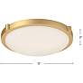 7_Kuzco Floyd 13-in Brushed Gold Flush Mounts more views