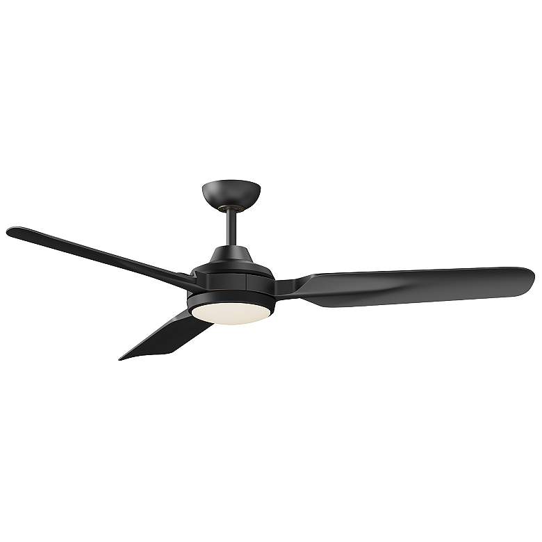 Image 1 Kuzco Fremont LED 60-in Matte Black Ceiling Fan