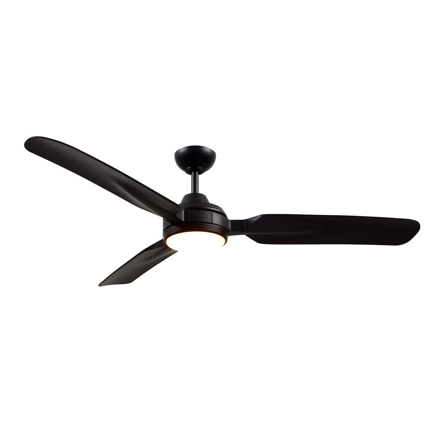 Image 3 Kuzco Fremont LED 60-in Matte Black Ceiling Fan more views